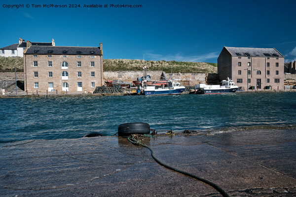 Burghead harbour Picture Board by Tom McPherson