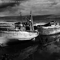 Buy canvas prints of Derelict boats on Mull by Tom McPherson