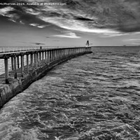 Buy canvas prints of Whitby Pier by Tom McPherson