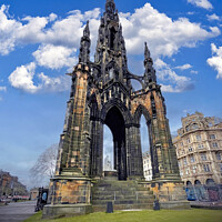 Buy canvas prints of The Scott Monument  by Tom McPherson