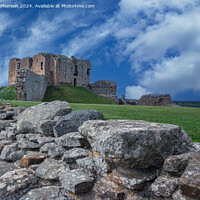 Buy canvas prints of Majestic Duffus Castle Moray by Tom McPherson