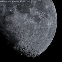 Buy canvas prints of Detailed Image of the Surface of the Moon by Tom McPherson