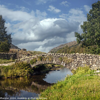 Buy canvas prints of The stone bridge of Watendlath by Tom McPherson