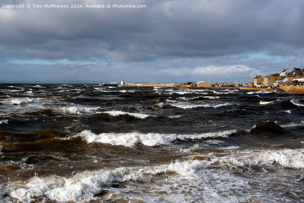 Burghead Bay Picture Board by Tom McPherson