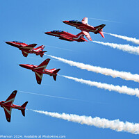 Buy canvas prints of Red Arrows at Lossiemouth by Tom McPherson