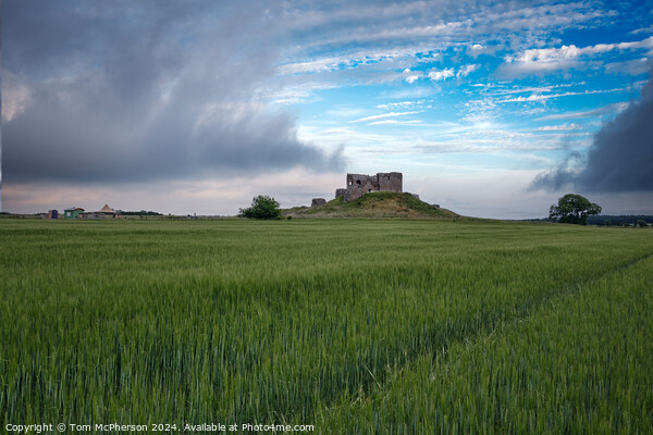 Duffus Castle Moray Picture Board by Tom McPherson