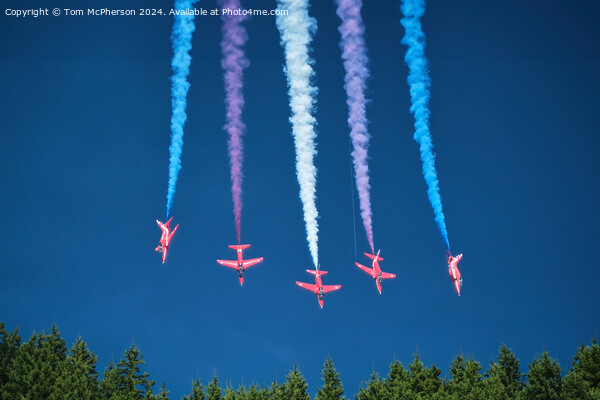 Red Arrows, Fast and Low! Picture Board by Tom McPherson