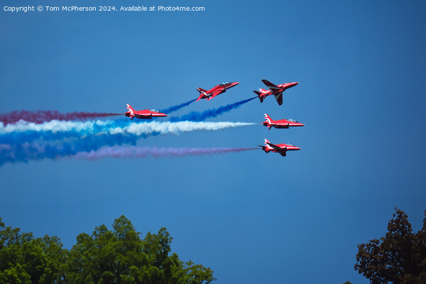 Red Arrows, Fast and Low! Picture Board by Tom McPherson