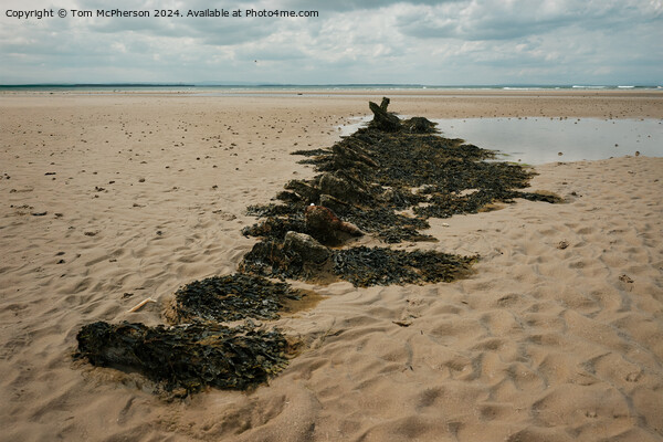 Burghead Wreck Picture Board by Tom McPherson