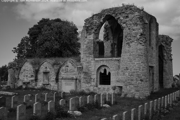 Kinloss Abbey Ruin  Picture Board by Tom McPherson