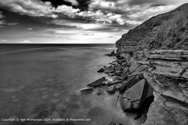 Burghead Seascape 302 Picture Board by Tom McPherson