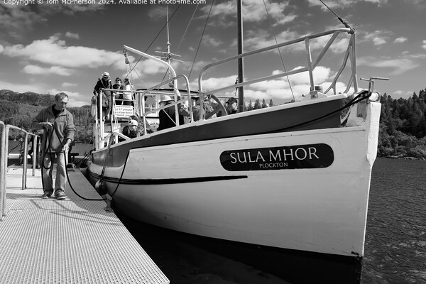  Nostalgia Boat 'Sula Mhor' Picture Board by Tom McPherson