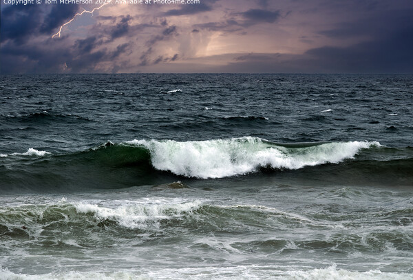 Stormy Moray Firth Seascape Picture Board by Tom McPherson