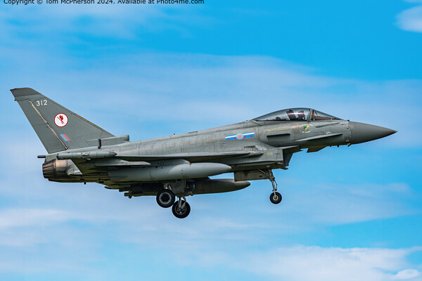 Typhoon FGR.Mk 4 ZK312 Picture Board by Tom McPherson