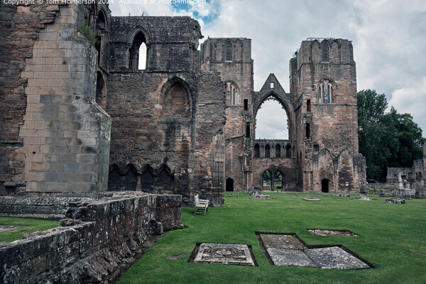 Elgin Cathedral Lantern Architecture Picture Board by Tom McPherson