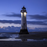 Buy canvas prints of Perch Rock Light House . New Brighton . Wirral by jacqueline kelsall