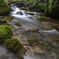 Buy canvas prints of Janet's Foss waterfall .Malham North Yorskshire . by jacqueline kelsall