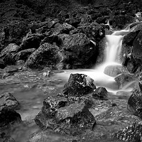 Buy canvas prints of Goredale Scar Waterfalls . Malham North Yorkshire  by jacqueline kelsall