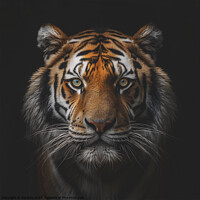 Buy canvas prints of Tigers Glare by Kia lydia