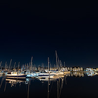 Buy canvas prints of Boats at the Marina by Kia lydia