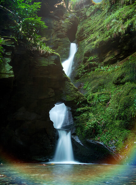 St Nectans Glen in Cornwall Picture Board by Kia lydia