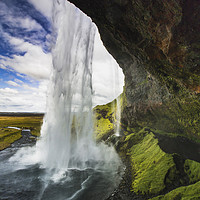 Buy canvas prints of Seljalandsfoss are one of the impressive waterfall by Dalius Baranauskas
