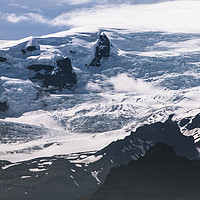 Buy canvas prints of Vatnajökull glacier in iceland by Dalius Baranauskas