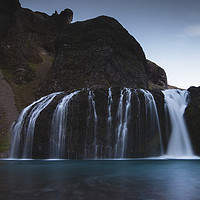 Buy canvas prints of Stjórnarfoss waterfall in Iceland by Dalius Baranauskas