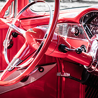 Buy canvas prints of Red and Chrome Heaven by David Jeffery