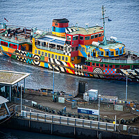 Buy canvas prints of The Mersey Ferry, Snowdrop, Liverpool. by David Jeffery