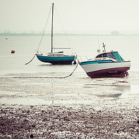 Buy canvas prints of Boats on the shore by David Jeffery