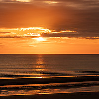 Buy canvas prints of Sunset over Dunnet Bay, Scotland by David Jeffery