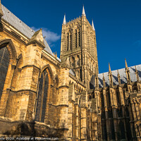 Buy canvas prints of South Facade of Lincoln Cathedral 2 by Lisa Hands