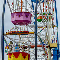 Buy canvas prints of The Ferris Wheel by Lisa Hands