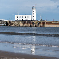 Buy canvas prints of Scarborough Lighthouse 3 by Lisa Hands