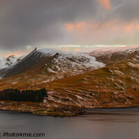 Buy canvas prints of Haweswater snowy sunrise  by Ray Tickle