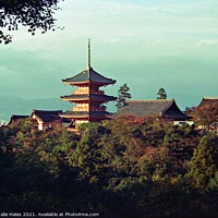 Buy canvas prints of Kiyomizudera Temple, Kyoto Japan by Nathalie Hales