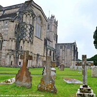 Buy canvas prints of Christchurch Priory 2 by Nathalie Hales