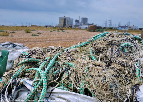 Dungeness Nuclear Power Station Picture Board by Nathalie Hales