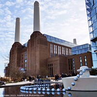 Buy canvas prints of Battersea Power Station Feb 2023 by Nathalie Hales