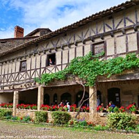 Buy canvas prints of Perouges, Ain, France by Nathalie Hales