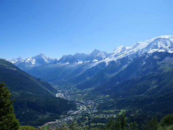 Chamonix Valley Picture Board by Nathalie Hales