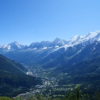 Buy canvas prints of Chamonix Valley by Nathalie Hales