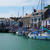 Buy canvas prints of Padstow Harbour by Nathalie Hales