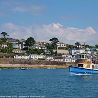 Buy canvas prints of St Mawes Ferry, Cornwall by Nathalie Hales