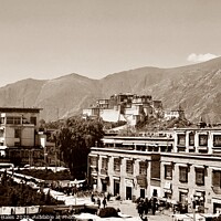 Buy canvas prints of Potala Palace , Lhasa by Nathalie Hales