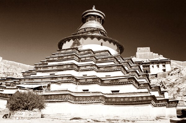 Kumbum Stupa, Gyantse Picture Board by Nathalie Hales