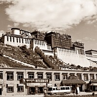 Buy canvas prints of Potala Palace, Lhasa (2) by Nathalie Hales