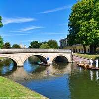 Buy canvas prints of Trinity Bridge, Cambridge by Nathalie Hales
