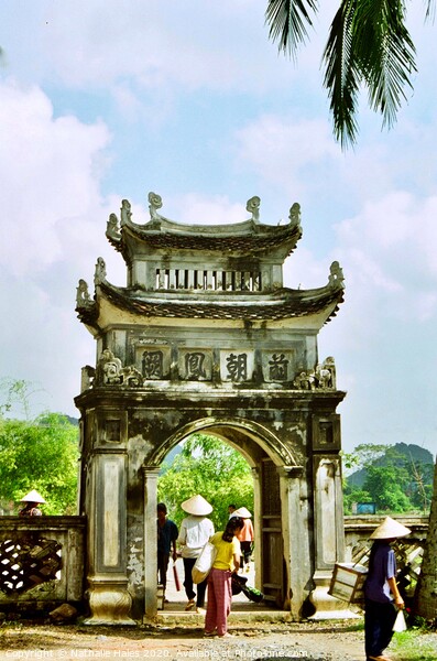 Vietnamese Archway Picture Board by Nathalie Hales